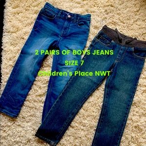 2 PAIRS OF SIZE 7 BOYS JEANS $12